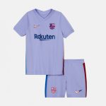 Barcelona 2021/22 Away Kids Kit